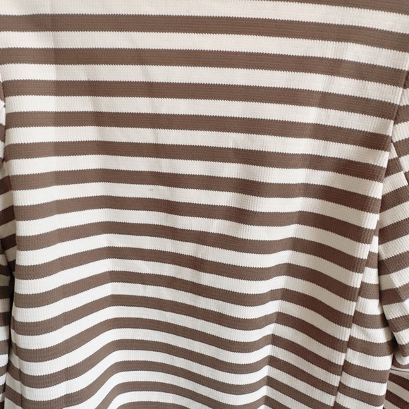 NWT brown and white stripes jacket - Picture 7 of 8